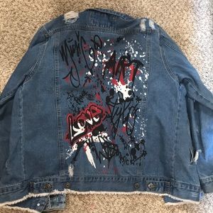 Graphic Jean Jacket